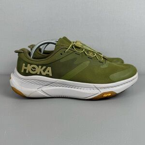 Hoka Transport Shoes Mens 10.5 D Avocado/Harbor Mist 1123153 AHMS Cordura Vibram